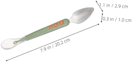 SHOWERORO 2pc Fruit Puree Spoons - Training Set for Your Little One