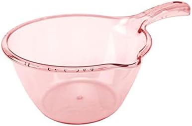 Ergonomic Non-Slip Long Handle Pink Water Spoon Durable Kitchen Tool
