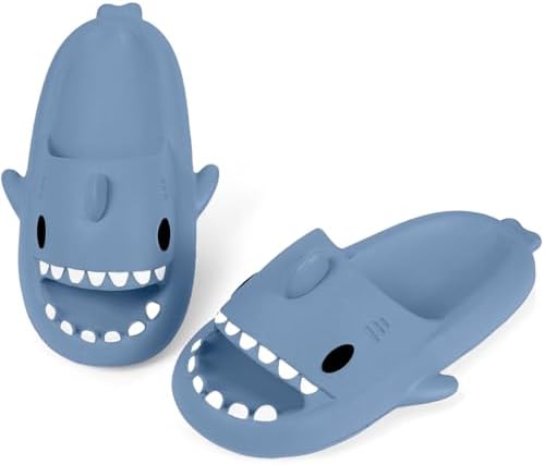 KVbabby Shark Slippers Boys Soft Fun