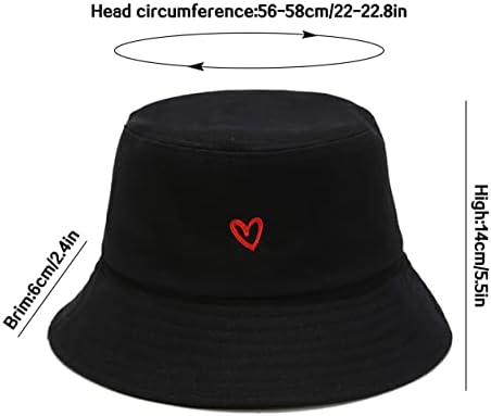XYIYI Embroidered Bucket Hat for Women Girls