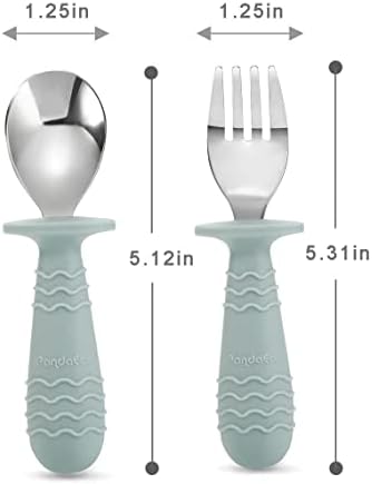 Panda Ear Baby Utensils Set