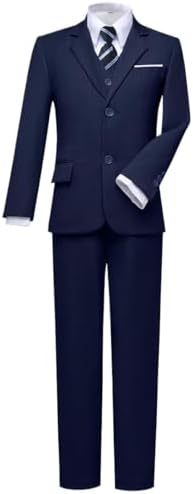Visaccy Boys Slim Fit Suits - 5-in-1 onClose
