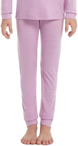 Kids Thermal Bottoms Ultra Soft Merino Wool