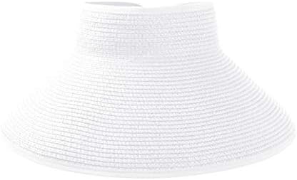 Womens UV-Protect Sun Hat Foldable Beach Cap for Summer