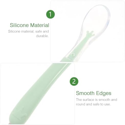 Kisangel Baby Spoon Scraper Portolasffe for Infants Boost