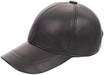 Zessano Genuine Leather Baseball Cap