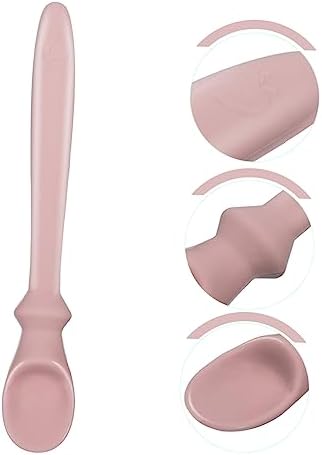 Happy Training Sof Long Handle Utensils Spoon Safe Food Grade Baby Feeding Tool