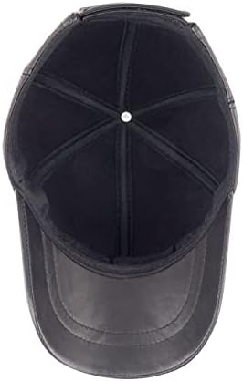 Zessano Genuine Leather Baseball Cap