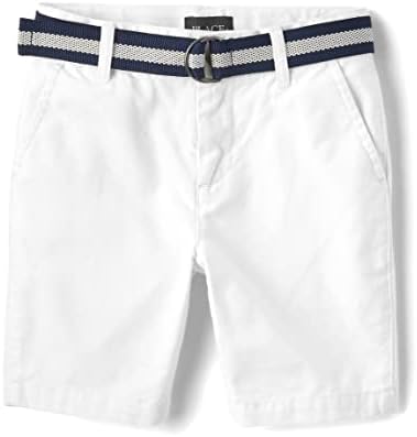 The Childrens Place Boys Belted Chino Shorts