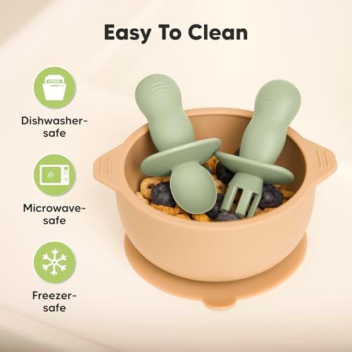4-pack Silicone Baby Utensils Set