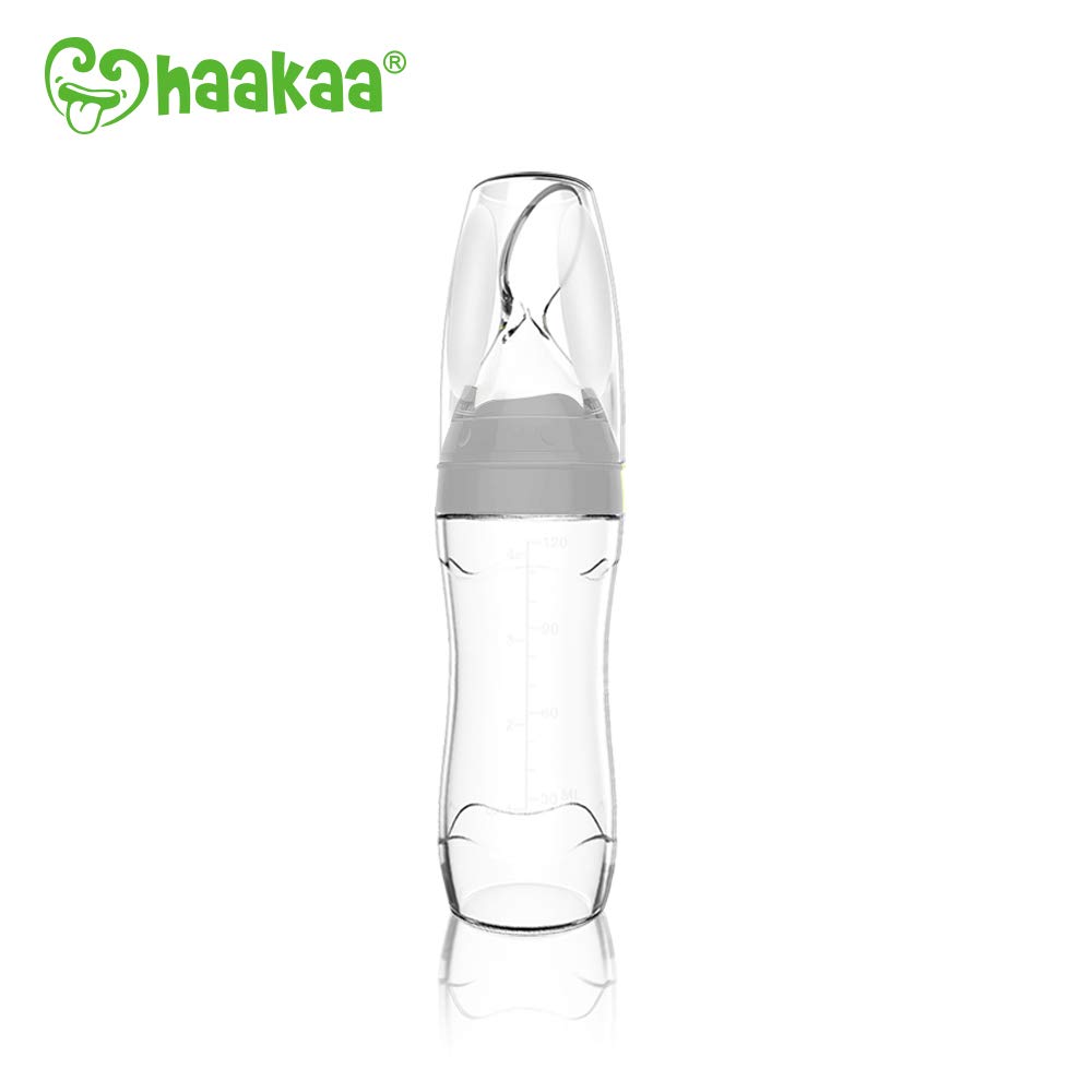 Safe breeze Haakaa Silicone Baby Spoon 4 oz No Harmful Chemicals