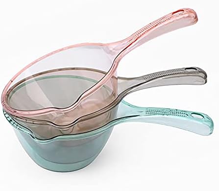 Transparent Water Scoop with Spout Pink