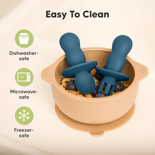 Safest Silicone Baby Feeding Set for Babies Toddlers