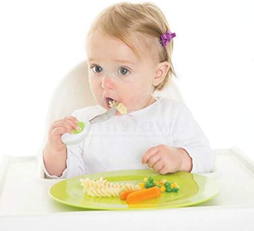 Doddl Toddler Utensils Set Ergonomic for Independent Eating Stainless Steel