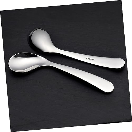 Abaodam 4-Piece Feeding Tableware Learning Spoons for Babies Kids Nursery Schools