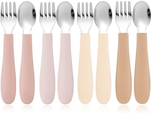 CoixFoam Toddler Utensils Set of 8
