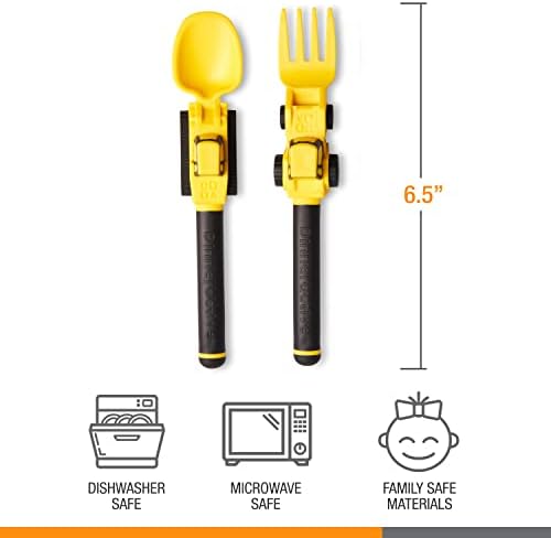 Construction-Themed Toddler Utensil Set