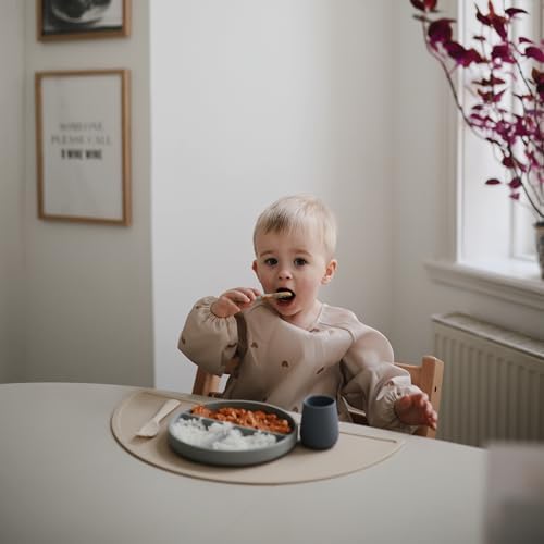 Mushie Silicone First Feeding Baby Spoons 2 Pack
