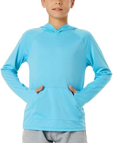 Boys Rash Guard Long Sleeve Hoodie