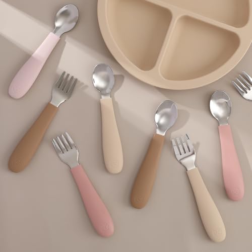 CoixFoam Toddler Utensils Set of 8