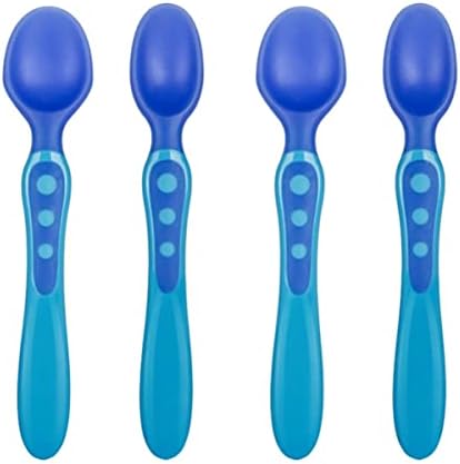 Toddmommy Toddler Spoons Set 4PC Heat Sensing for Baby