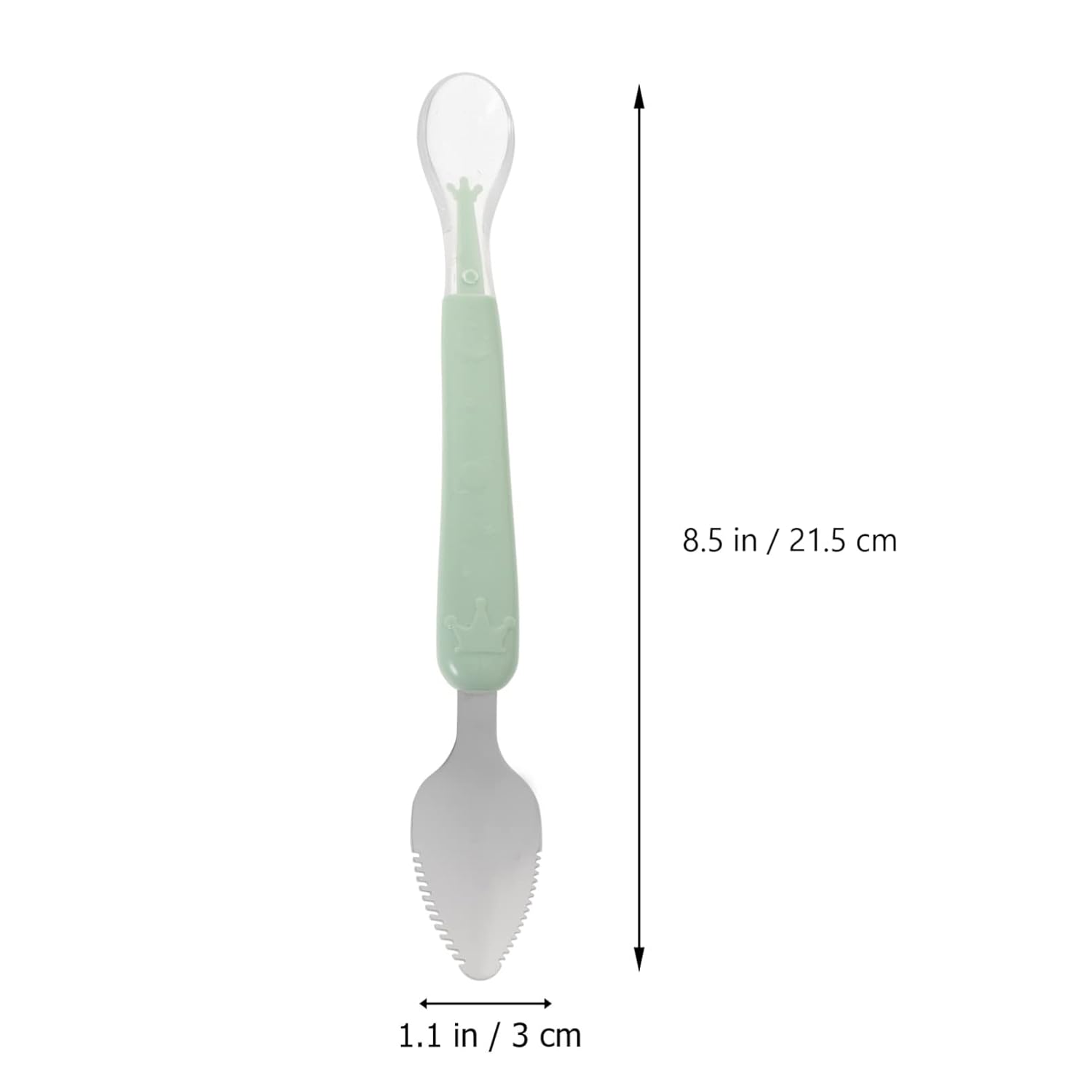 Double-Head Silicone Baby Spoon