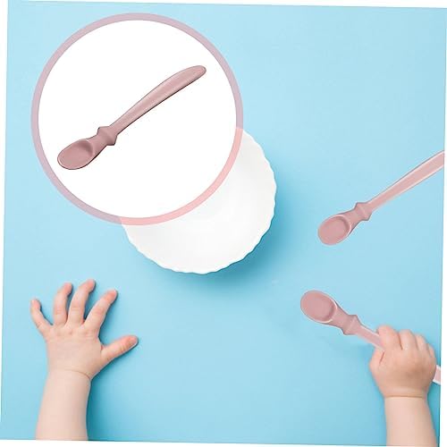 RORPOIR Flexible Silicone Learning Spoon for Self-Feeding