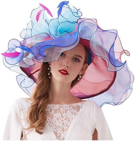 Fascinating Features of the 2-Light Blue Womens Church Derby Hat