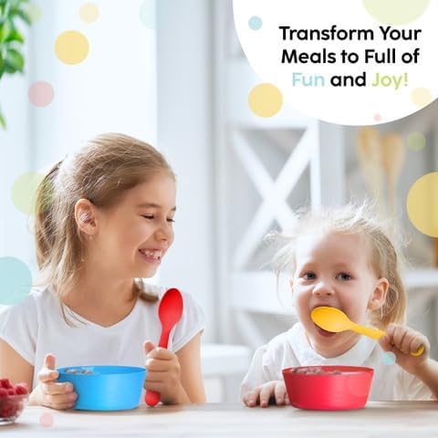 Perfect for Kids 18-Piece BPA-Free Spoon Set for toddlers