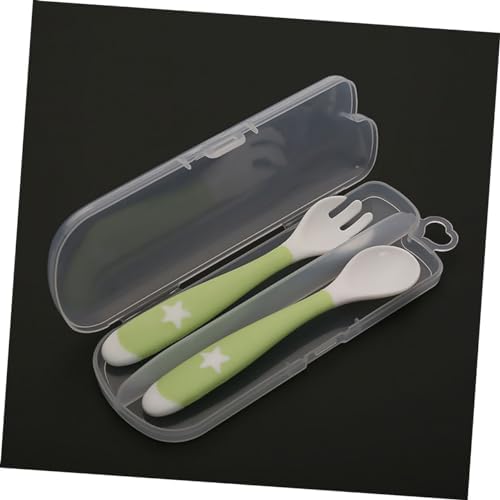 FAVOMOTO 5Pcs Silicone Spoon Travel Case Storage Box