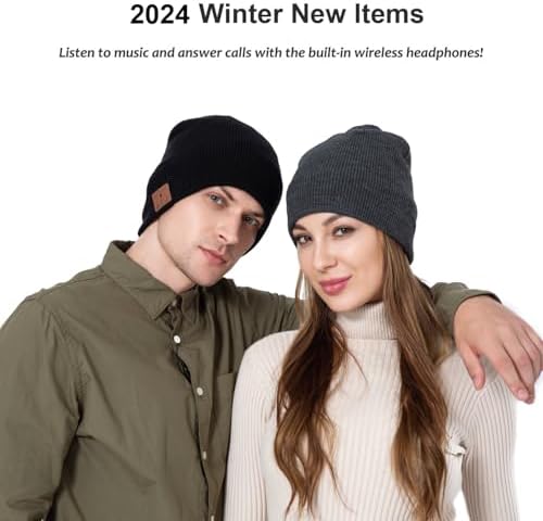 Beanie MusicBEE Bluetooth Cap with Built-in Stereo Speakers