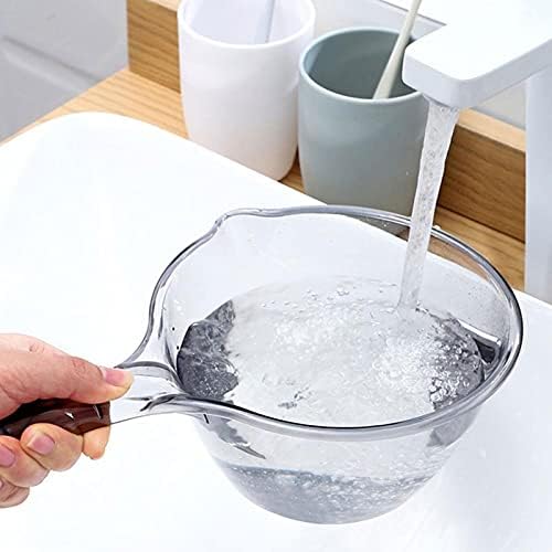 NPQPNAFC Clear Water Spoon Thickened Anti-Skid Long Handle Spoon