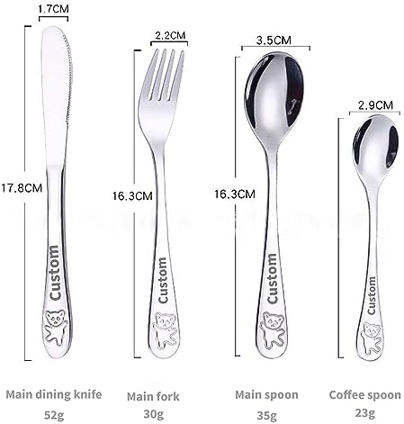 4-Piece Toddler Utensils Set