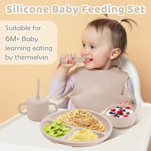 Safe Silicone Baby Feeding Set