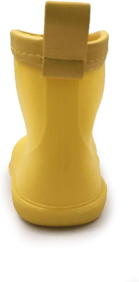 Amoji Baby Kids Easy-On Rain Shoes Boots for Toddler
