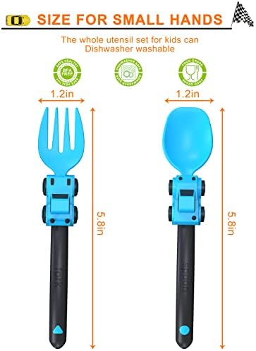 Construction-themed Toddler Utensils Set