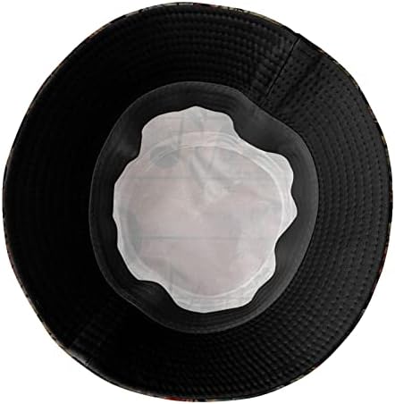 Summer Bucket Hat with Musical Note Print