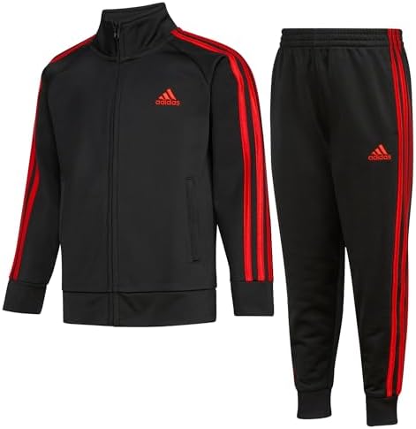 adidas Boys 2 Piece Classic Tricot Track Set