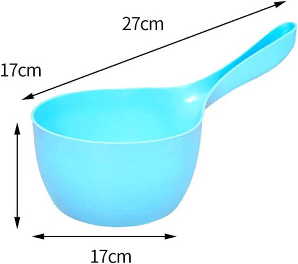 Thickened Plastic Baby Water Scoop Pink