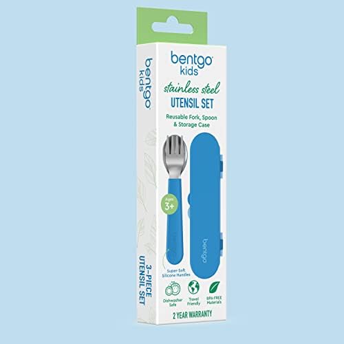 Bentgo Kids Stainless Steel Utensil Set Reusable Lunch Pieces for School Beyond