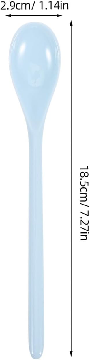 Ergonomic Long Handle Baby Spoons for Kids and Adults