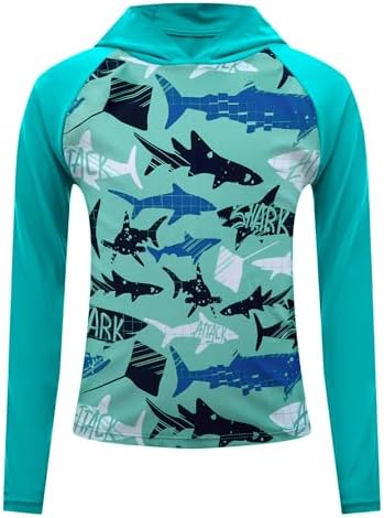 American Trends Boys Rash Guard Swim Shirt UPF 50