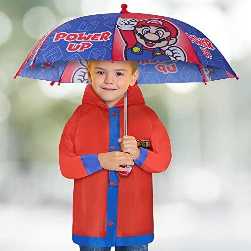 Nintendo Kids Umbrella Set Super Mario Rainwear
