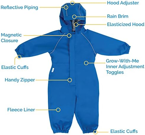JAN JUL Waterproof Fleece Lined Snow Suit for Kids