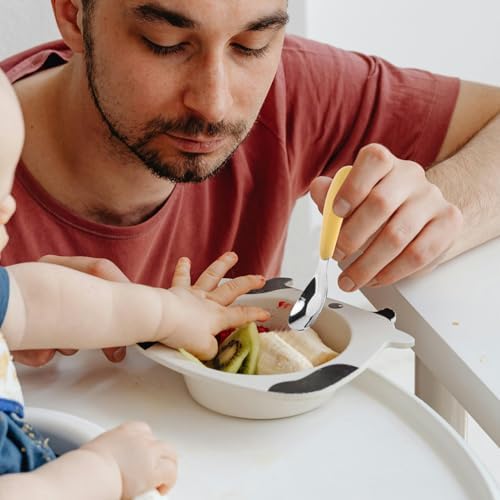 3pcs Toddler Spoons Stainless Steel Baby Utensils Set for Feeding