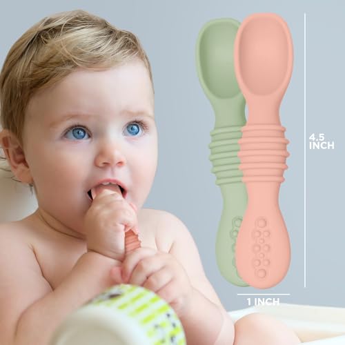 Gentle Silicone Baby Spoons