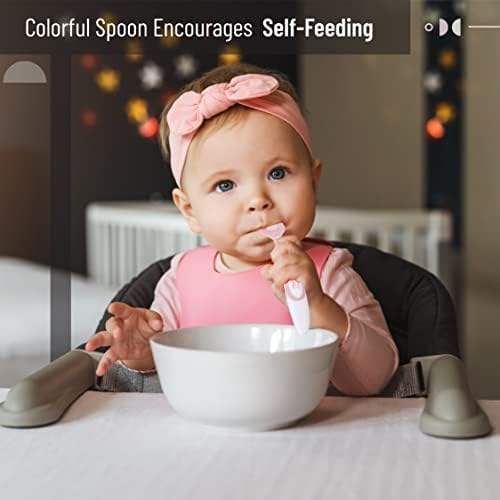 Mr Pen Baby Spoons Soft-Tip Silicone Spoon Set for Baby