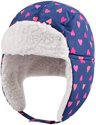 BAVST Winter Trapper Hat for Kids - Waterproof Windproof Ushanka Fleece Beanie Hat