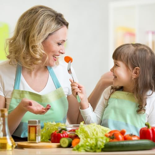 Sturdy stainless steel toddler utensils for self-feeding