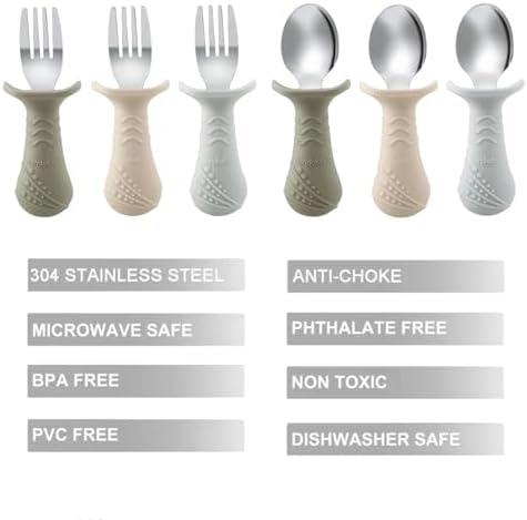 PandaEar Baby Toddler Flatware Set